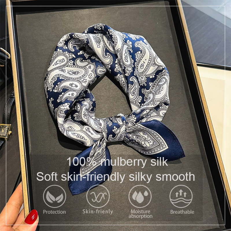 Luxury 100% Mulberry Silk Scar - Silk Neck Scarf recension och pris