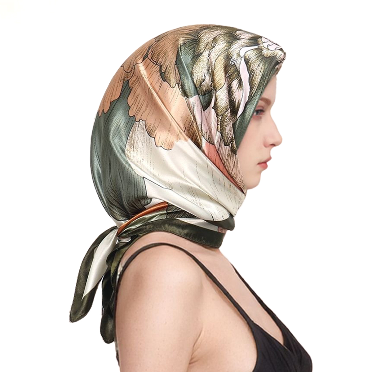 90*90cm Satin Silk Square Scar - Silk Neck Scarf recension och pris