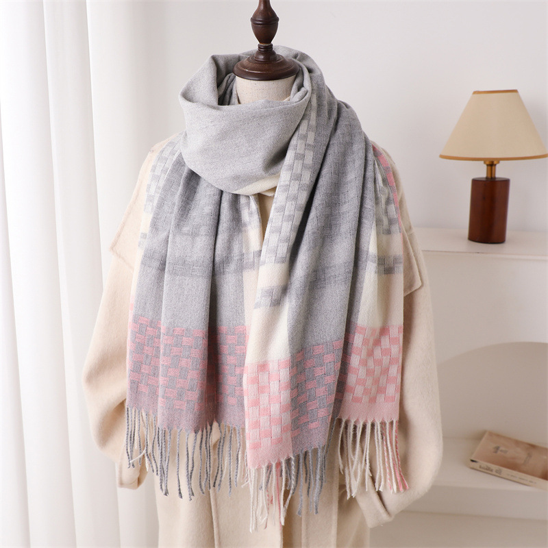 Luxury Brand Cashmere Women Pl - Woven Scarf Blanket recension och pris