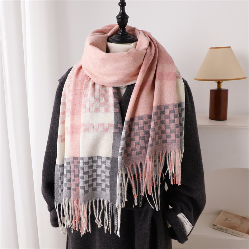 Luxury Brand Cashmere Women Pl - Woven Scarf Blanket recension och pris
