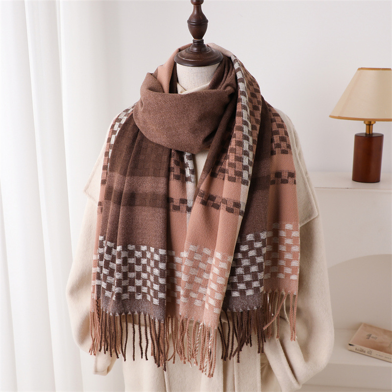 Luxury Brand Cashmere Women Pl - Woven Scarf Blanket recension och pris
