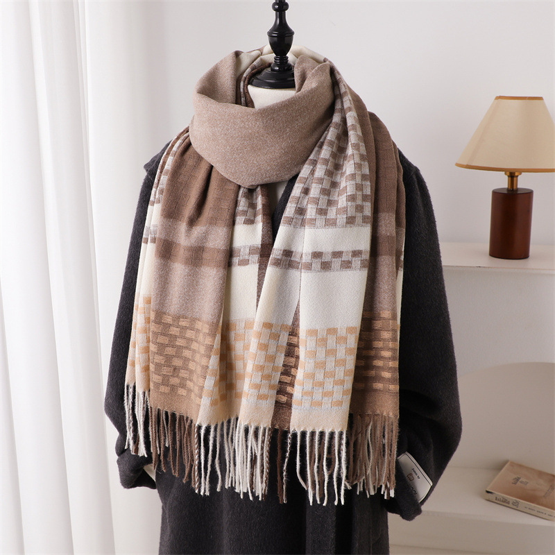 Luxury Brand Cashmere Women Pl - Woven Scarf Blanket recension och pris