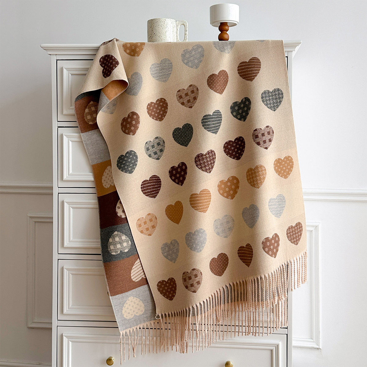 Women Imitation Cashmere Scarf - Pashmina Wrap Large recension och pris