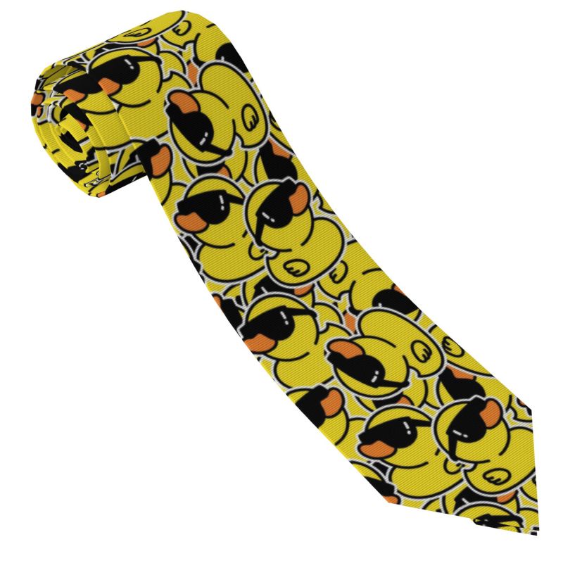 Cute Rubber Ducks Necktie Men  - Skinny Tie Men recension och pris