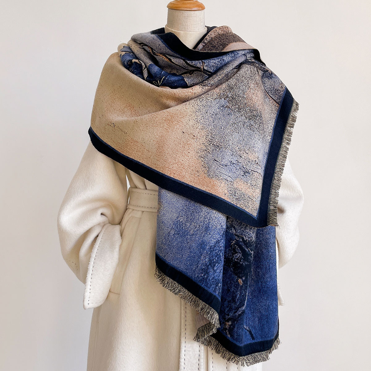 Women Imitation Cashmere Scarf - Pashmina Wrap Large recension och pris