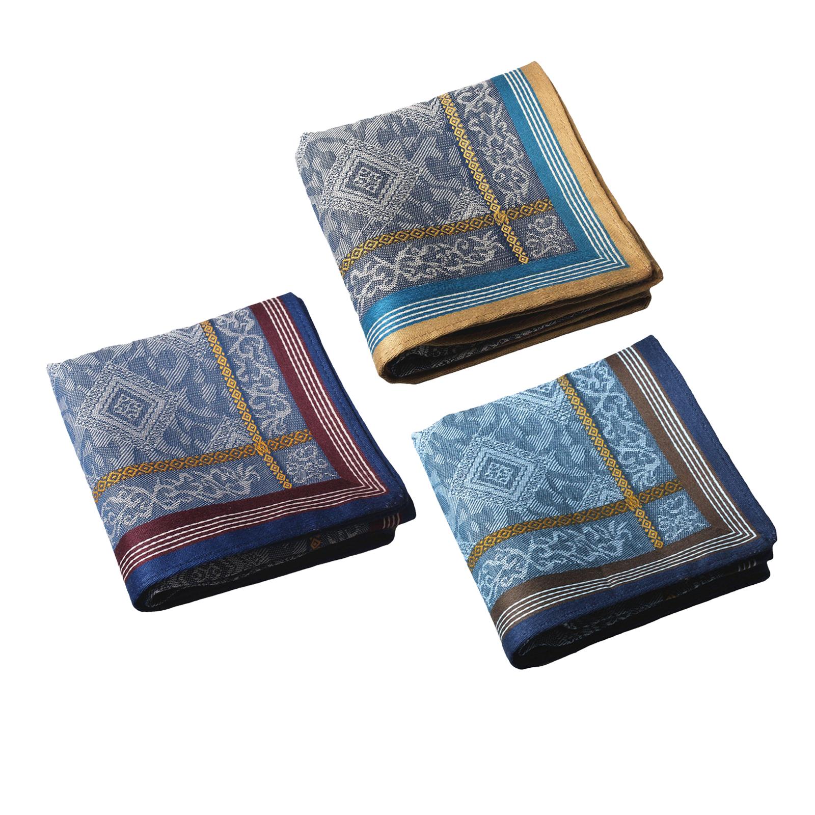 3Pcs Pocket Square Hankies Cot - Handkerchief Cotton Men recension och pris
