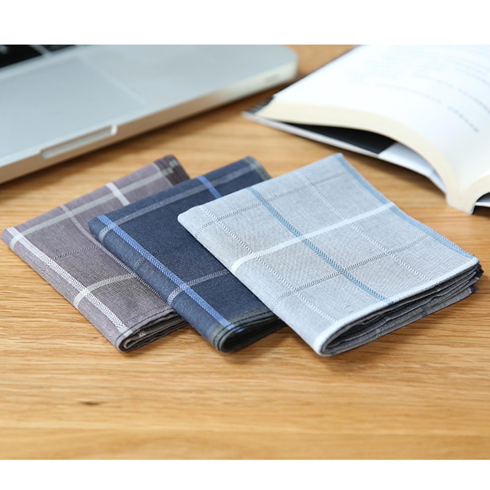 3 Pieces Men's Handkerchiefs C - Handkerchief Cotton Men recension och pris