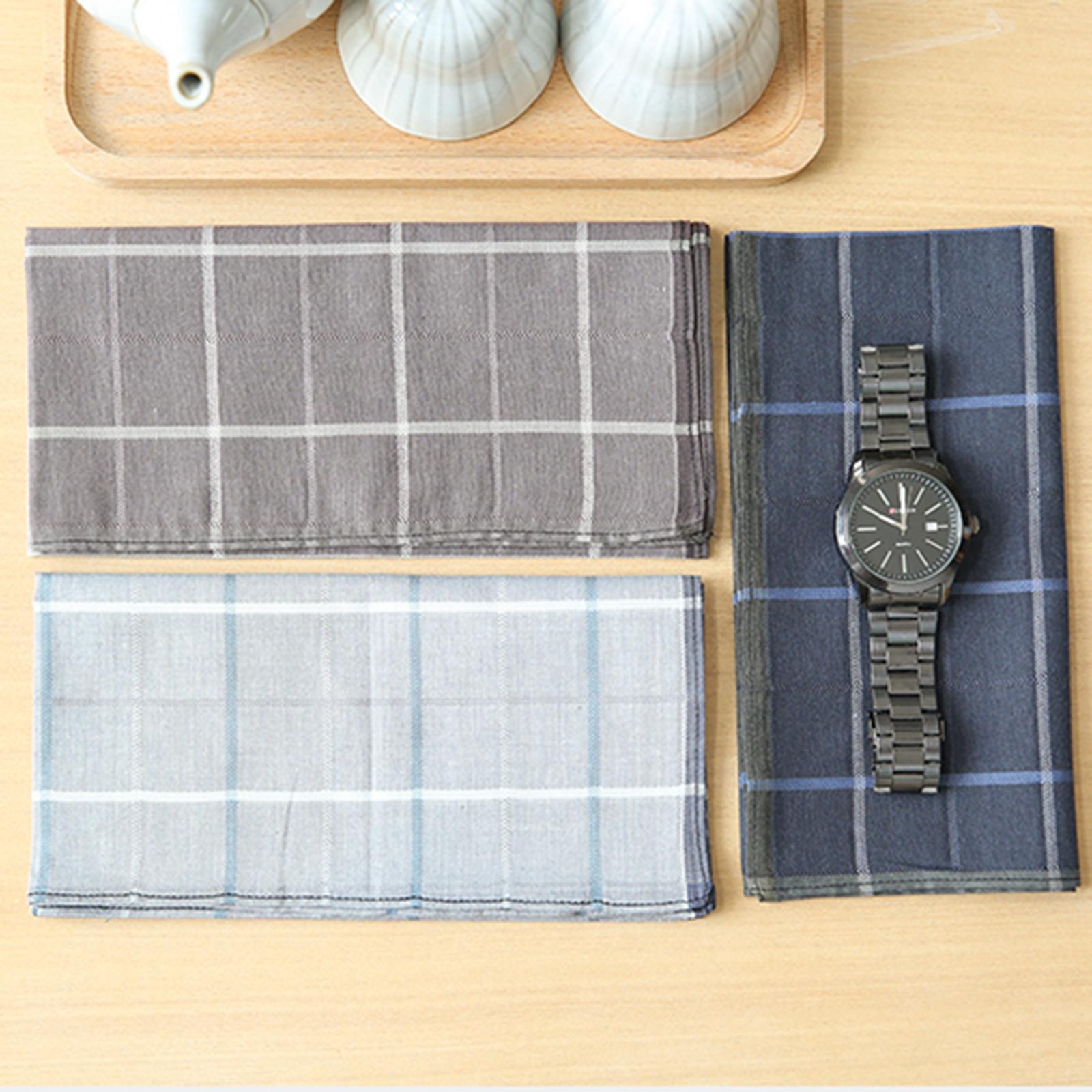 3 Pieces Men's Handkerchiefs C - Handkerchief Cotton Men recension och pris