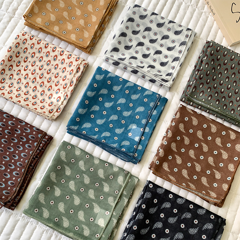 Cotton Feeling Kerchief Scarf  - Bandana Cotton recension och pris