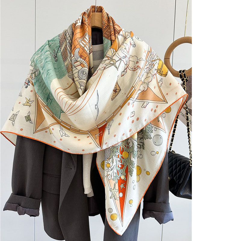 Womens Luxury Wool Blanket Sca - Woven Scarf Blanket recension och pris